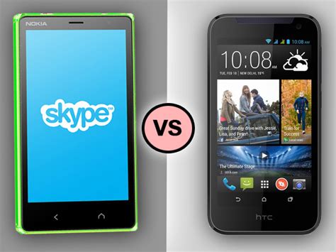 Nokia X vs HTC Desire Karşılaştırma
